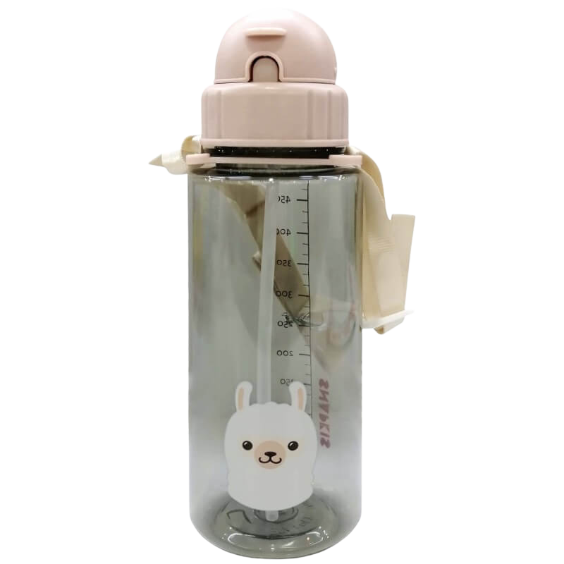 Snapkis Straw Water Bottle - Llama 500ml