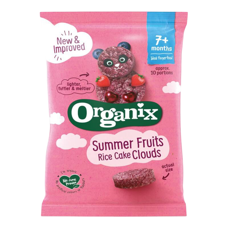 Organix Summer Fruits Rice Cake Clouds 40g (7 mos+)