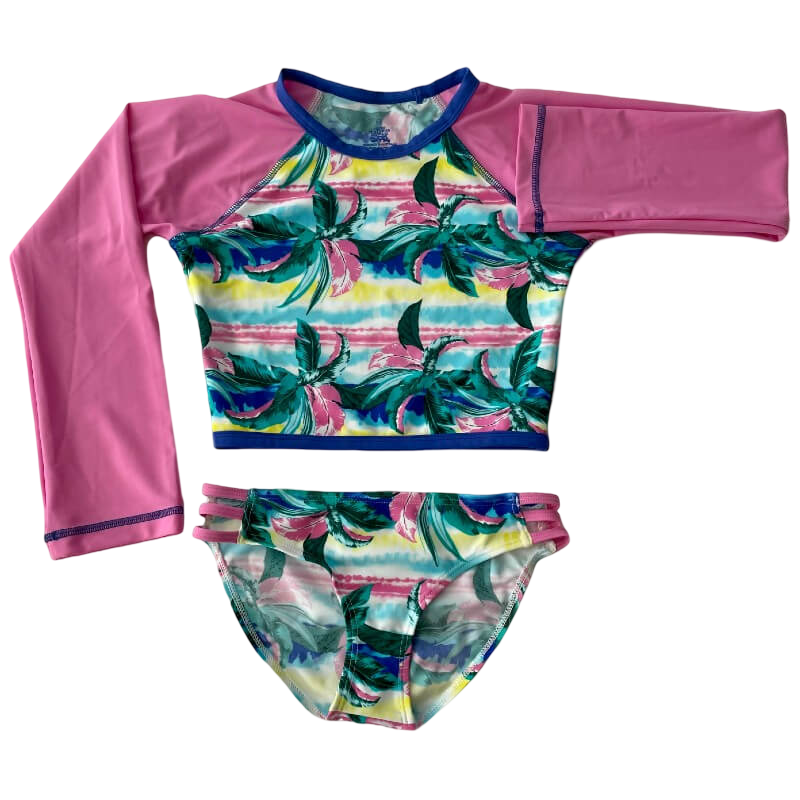 Platypus Sunrise UPF50+ Cropped Rashie LS Bikini