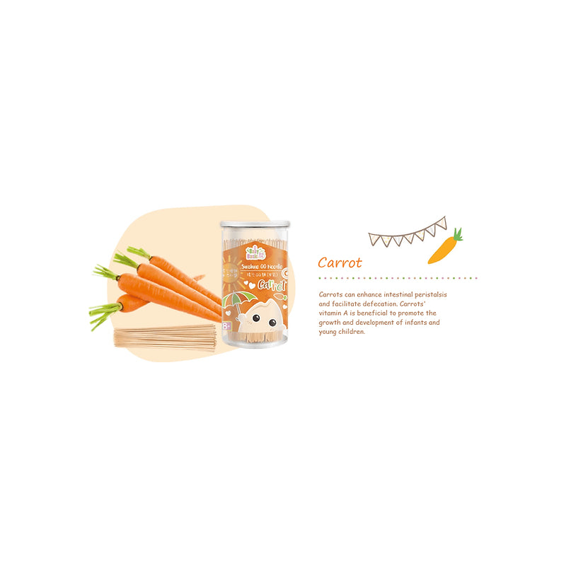Baby Basic Sunshine QQ Noodle - Carrot 220g (8 mos+)
