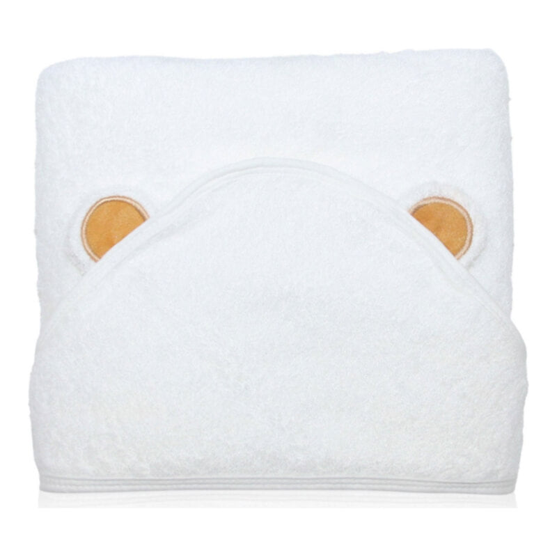 The Wee Bean Super Soft Bamboo Hooded Towel + Washcloth Set
