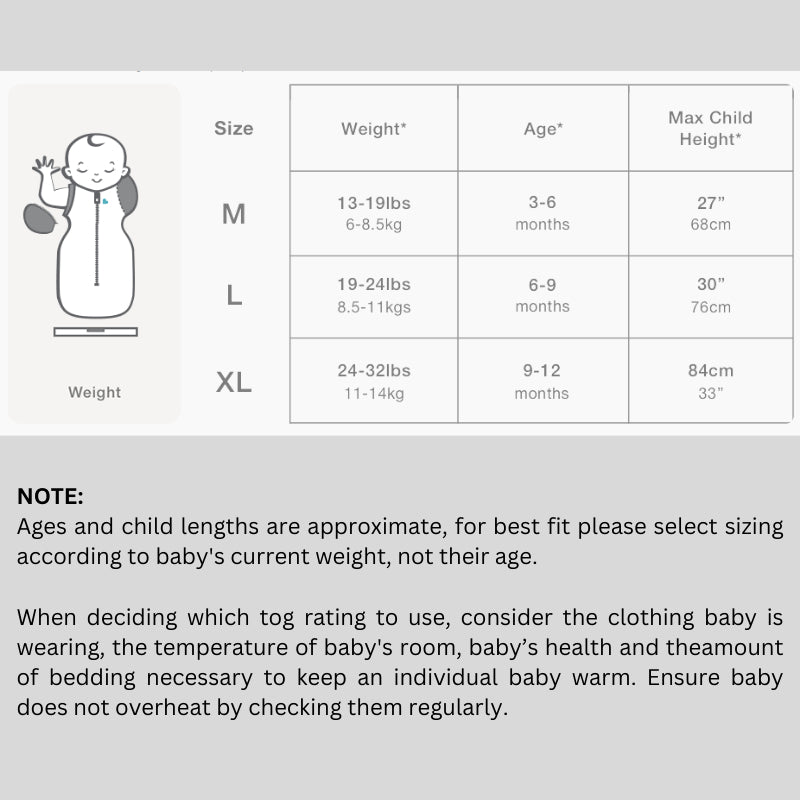 Love to Dream Swaddle UP 50/50 Transition Bag DESIGNER LITE Space 0.2 Tog