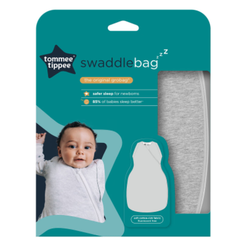 Tommee Tippee Swaddlebag - Grey Marl - 2.5 Tog