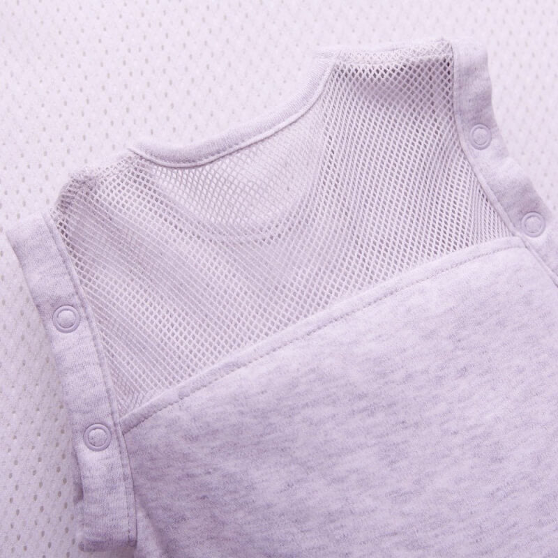 Purflo 嬰兒襁褓睡袋 - 簡約灰 - 0.5 Tog - 0-4個月