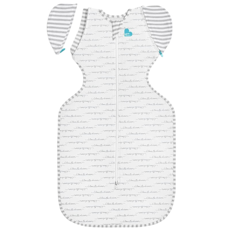 Love to Dream 嬰兒襁褓 UP 50/50 過渡睡袋 原廠白色 1.0 Tog