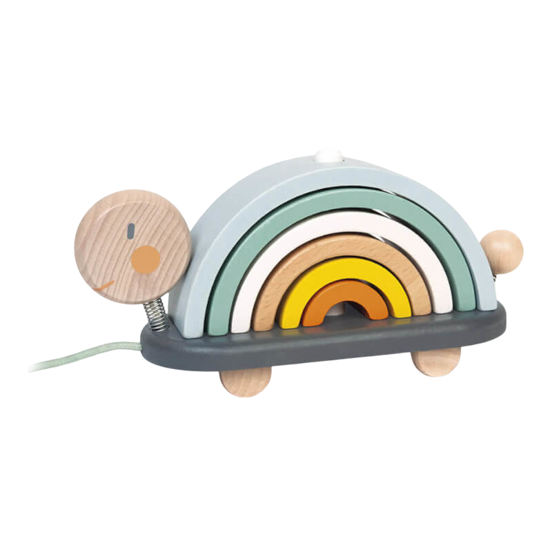 Janod Sweet Cocoon Rainbow Turtle