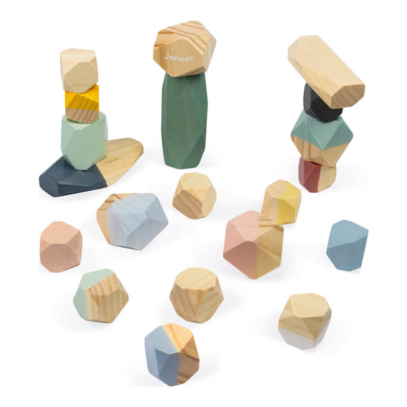 Janod Sweet Cocoon Stacking Stones