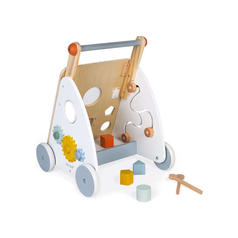 Janod Sweet Cocoon Wooden Multi-Activity Trolley