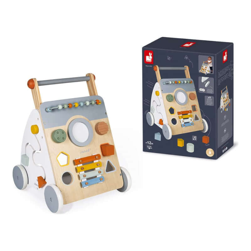 Janod Sweet Cocoon Wooden Multi-Activity Trolley