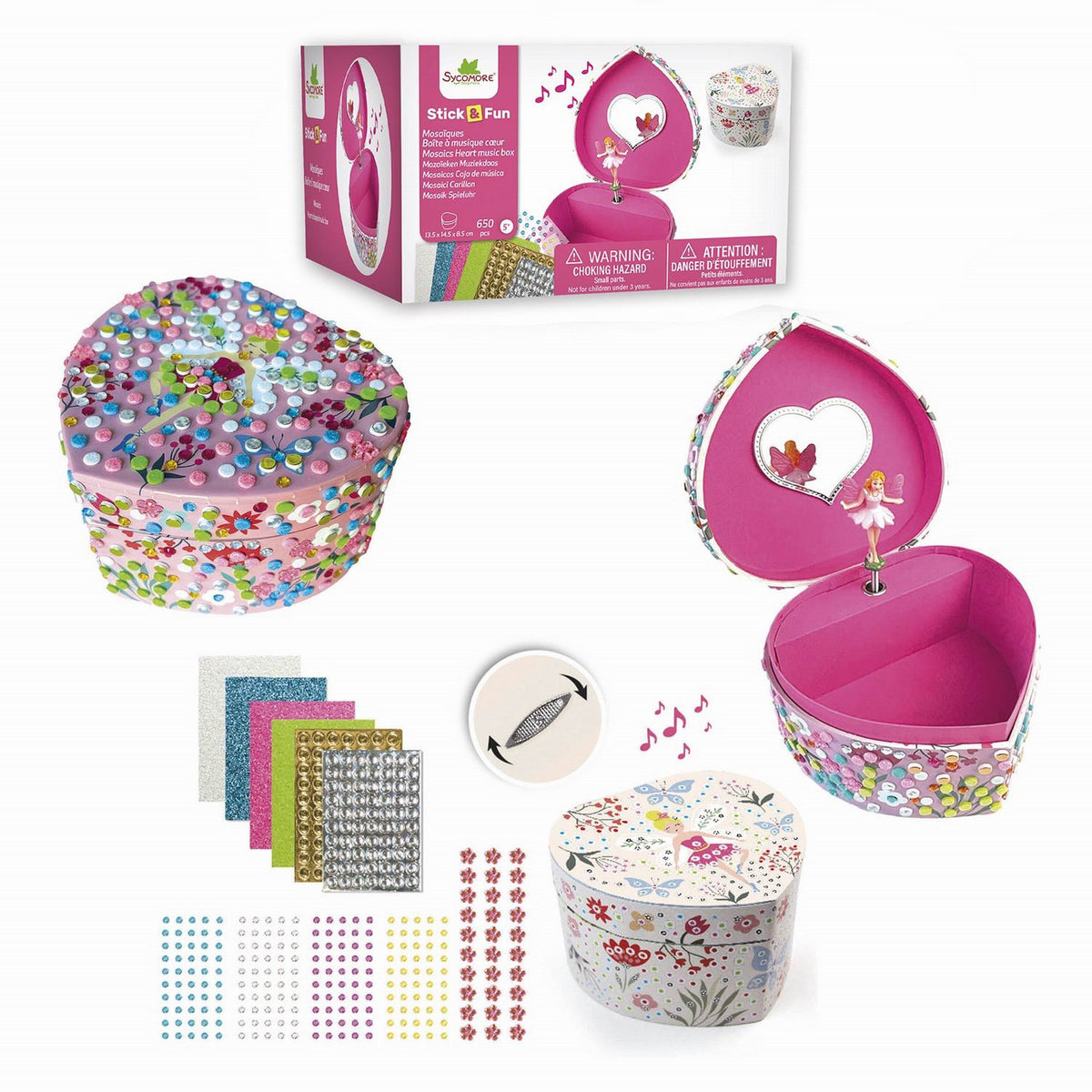 Sycomore Stick'N Fun - S Mosaics Fairies - 5Y+