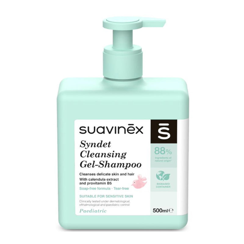 Suavinex Syndet 潔面凝膠洗髮精 500ml
