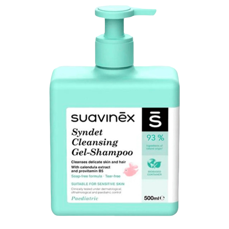 Suavinex Syndet 潔面凝膠洗髮精 500ml