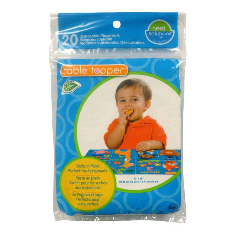 Neat Solutions Table Topper® Disposable Placemats 12" x 18" (20-Pack)