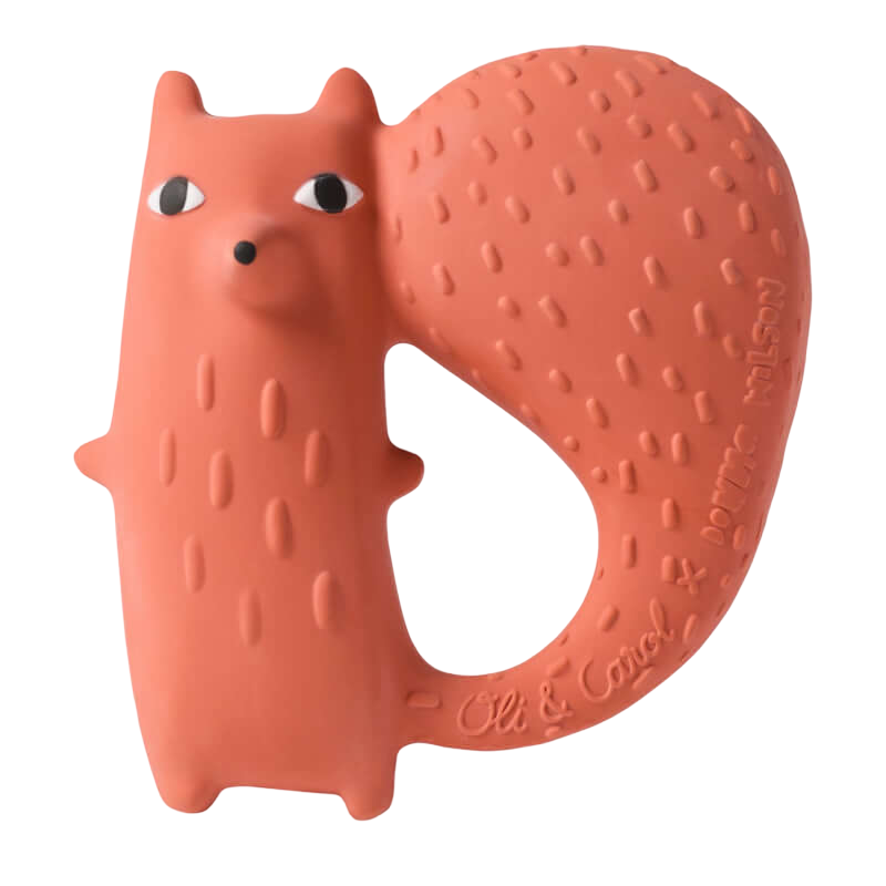 Oli&Carol Teether & Bath Toy - Donna Wilson - Cyril Squirrel Fox