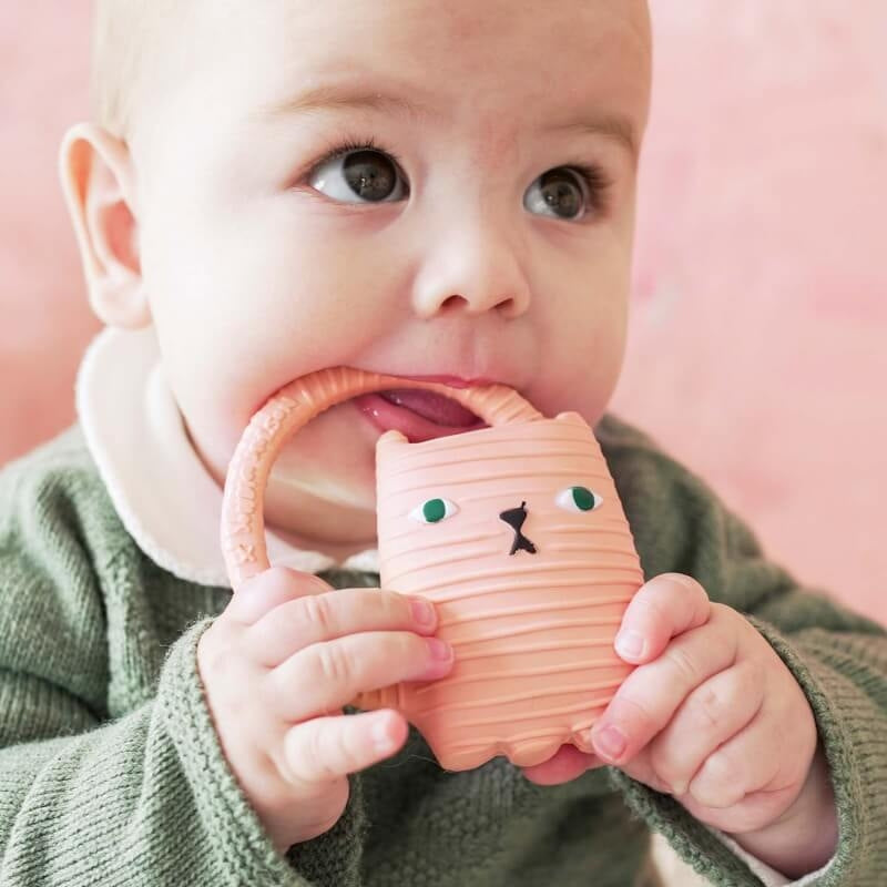 Oli&Carol Teether & Bath Toy - Donna Wilson - Ginge Cat