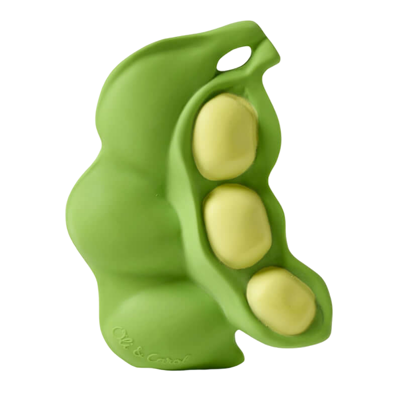 Oli&Carol Teether & Bath Toy - Fruits & Veggies - Keiko the Edamame