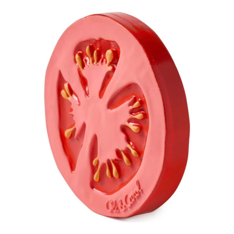 Oli&Carol Teether & Bath Toy - Fruits & Veggies - Renato the Tomato