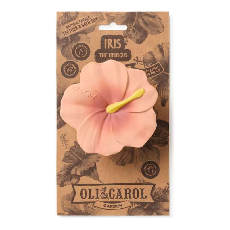 Oli&Carol Teether & Bath Toy - Garden - Iris the Hibiscus