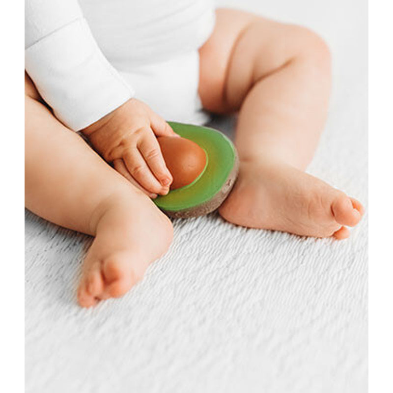 Oli&Carol Teether & Bath Toy - Fruits & Veggies - Arnold the Avocado