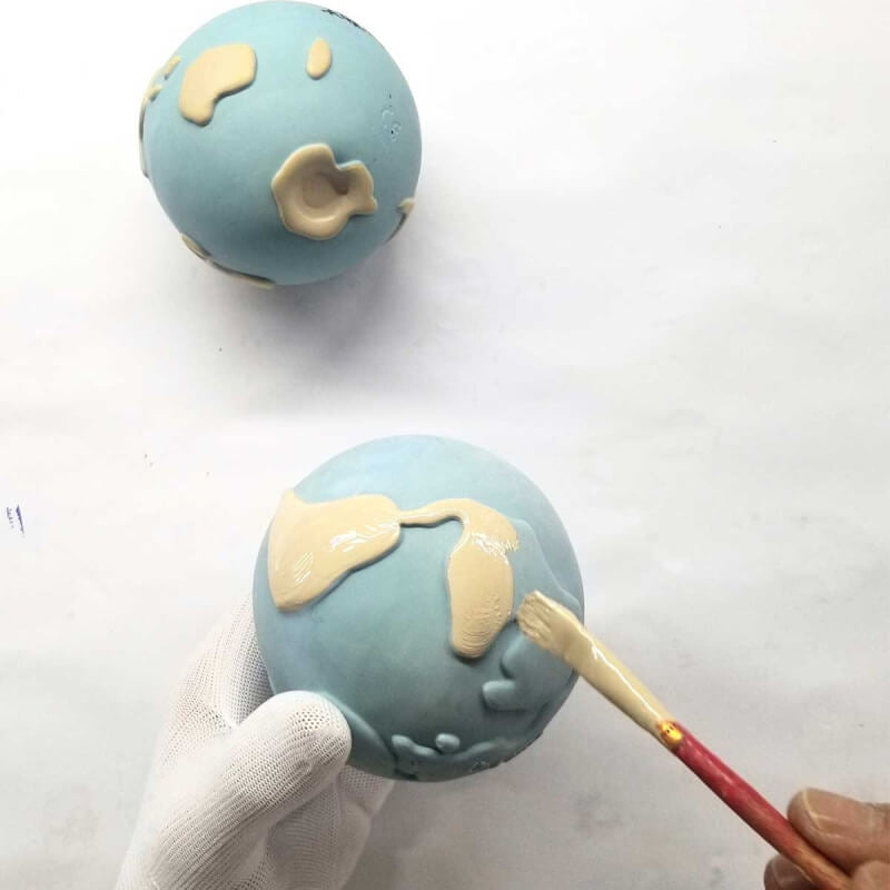 Oli&Carol Teether & Bath Toy - Earthy the World Ball