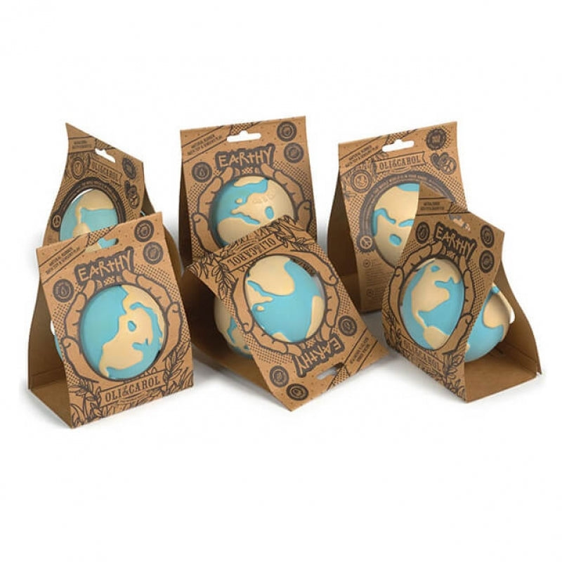 Oli&Carol Teether & Bath Toy - Earthy the World Ball