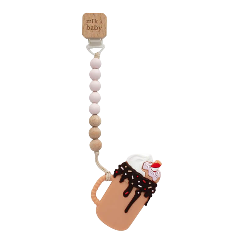 Milk It Baby Teether Set - Chocolate Monster Milkshake