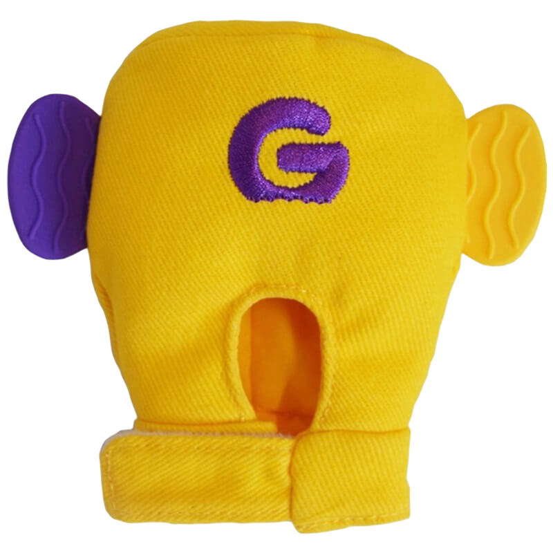 Gummee 手套式臼齒手套 - 黃色