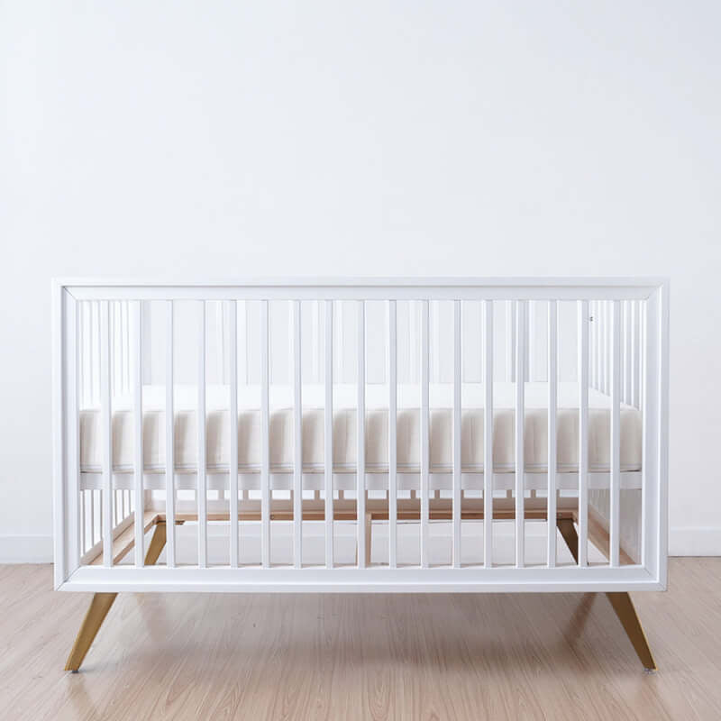 Little Hushies The Little Convertible Baby Crib™ + Toddler Rail (6-in-1 Montessori)