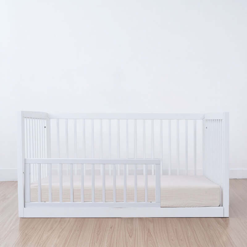 Little Hushies The Little Convertible Baby Crib™ + Toddler Rail (6-in-1 Montessori)