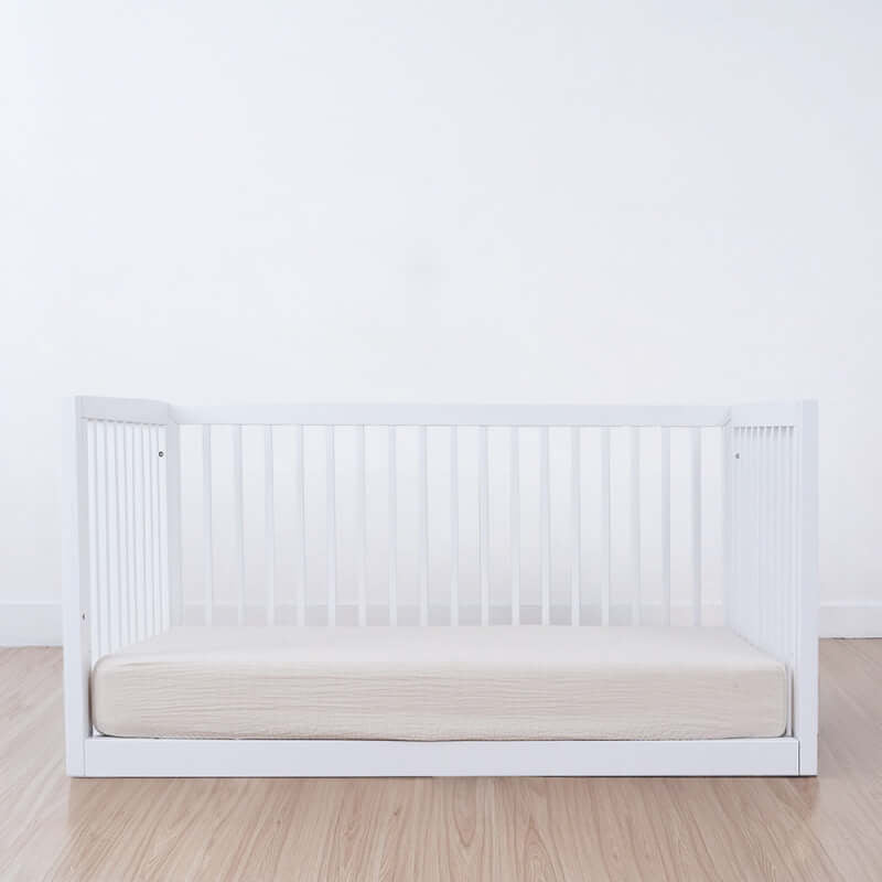 Little Hushies The Little Convertible Baby Crib™ + Toddler Rail (6-in-1 Montessori)