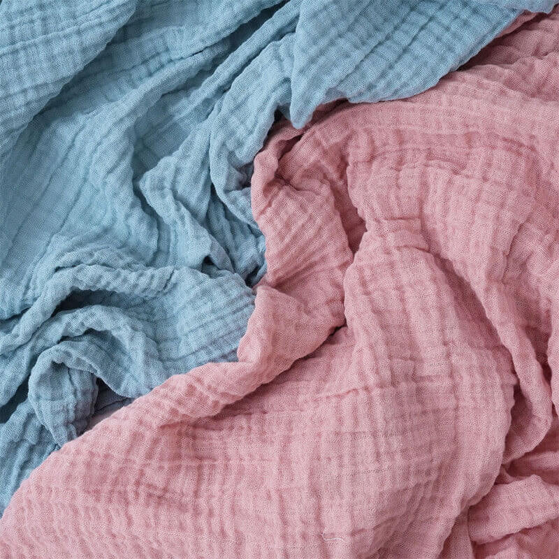 Little Hushies The Little Organic Baby Swaddle Blanket™ 120x120cm (1-Pack) - Blush Sand