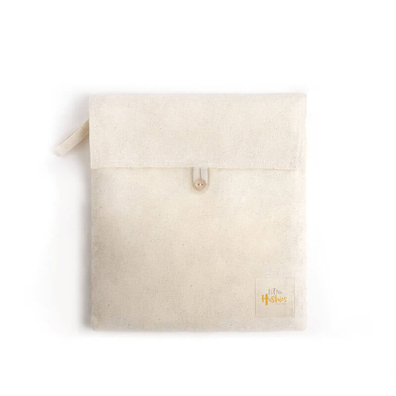 Little Hushies The Organic Mattress Protector™ Waterproof 140x70cm - White