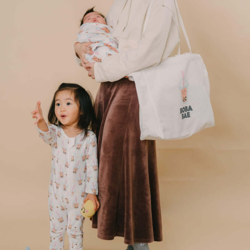 The Wee Bean 終極多功能帆布手提袋 - Boba Bae