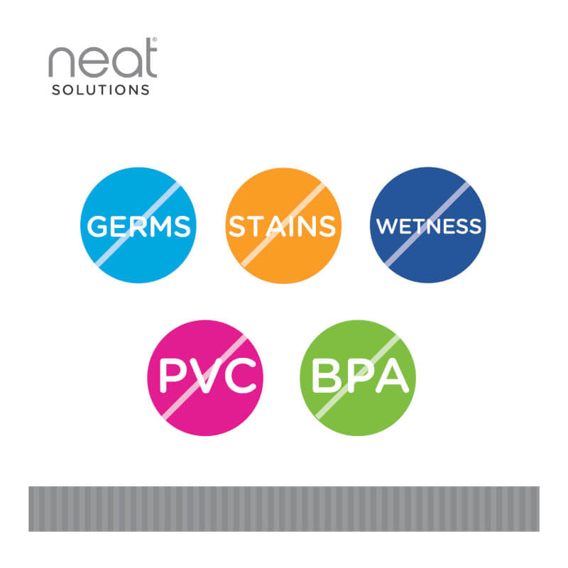 Neat Solutions Tidy Topper® 多用途墊 15 吋 x 19 吋(10 片裝)