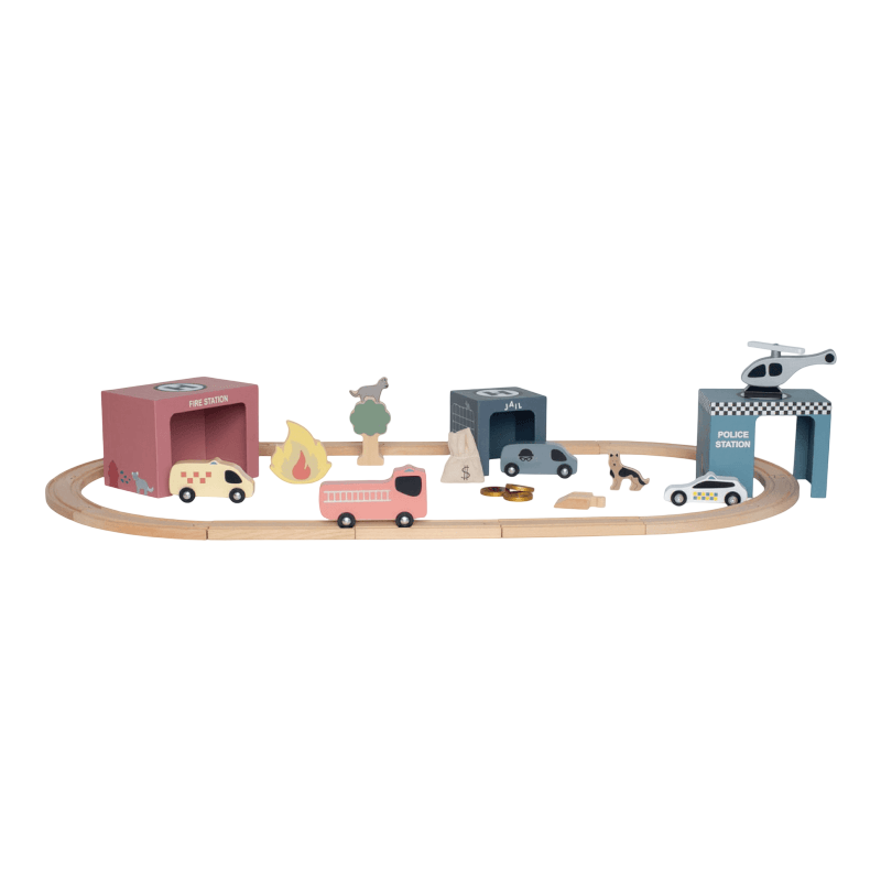 Jabadabado Train Set - Rescue Vehicles Jabadabado
