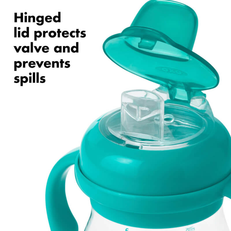 OXO Tot Transitions Soft Spout Sippy Cup with Removable Handles 6 oz