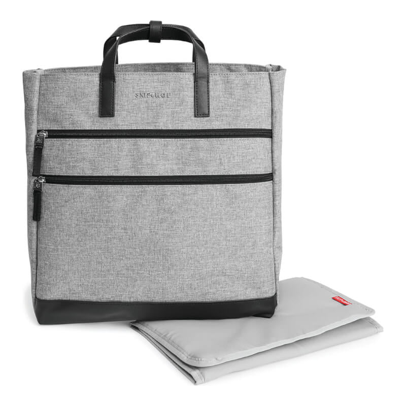 Skip Hop Trio Convertible Diaper Backpack - Grey Heather