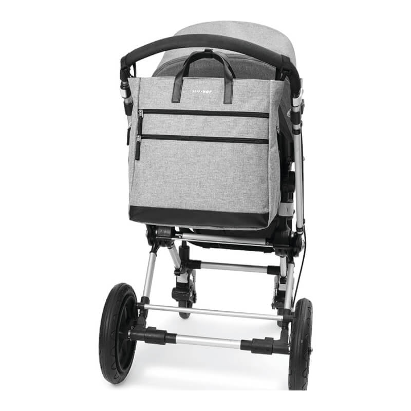 Skip Hop Trio Convertible Diaper Backpack - Grey Heather