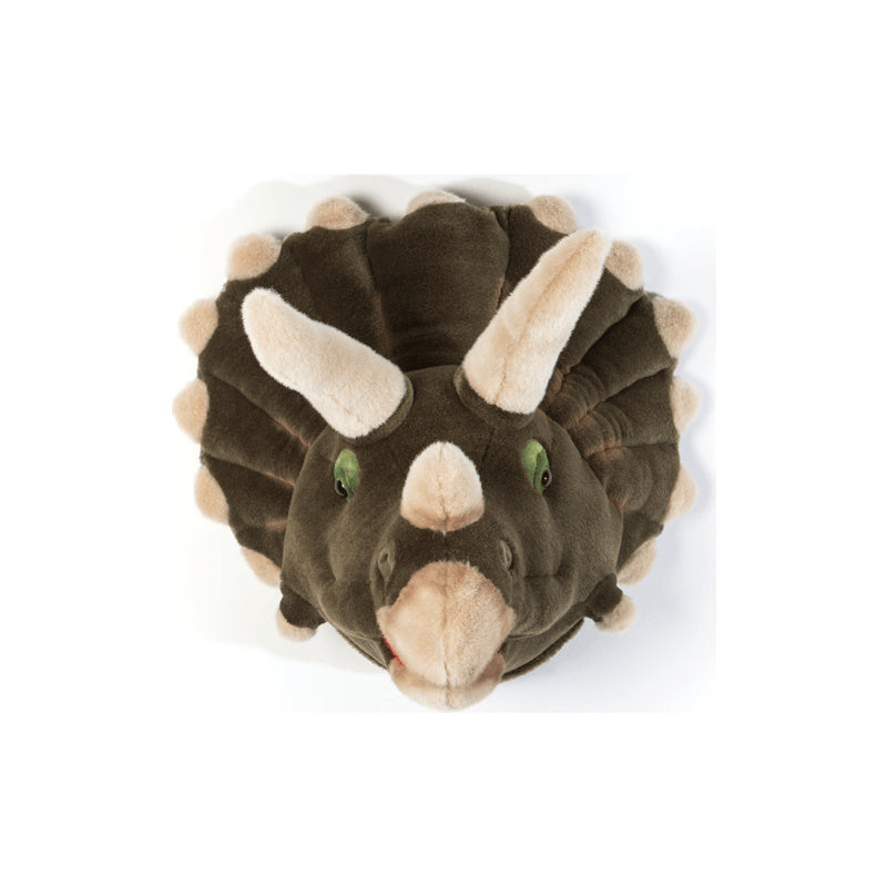 Wild & Soft Trophy Animal Head - Adam the Triceratops