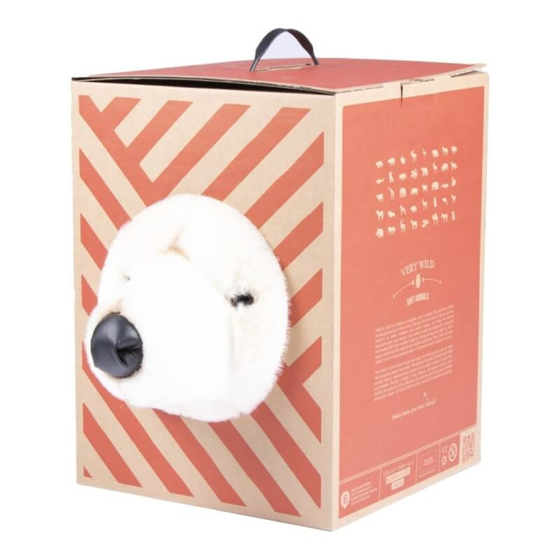 Wild & Soft Trophy Animal Head - Basile the Polar Bear