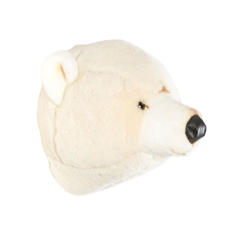 Wild & Soft Trophy Animal Head - Basile the Polar Bear