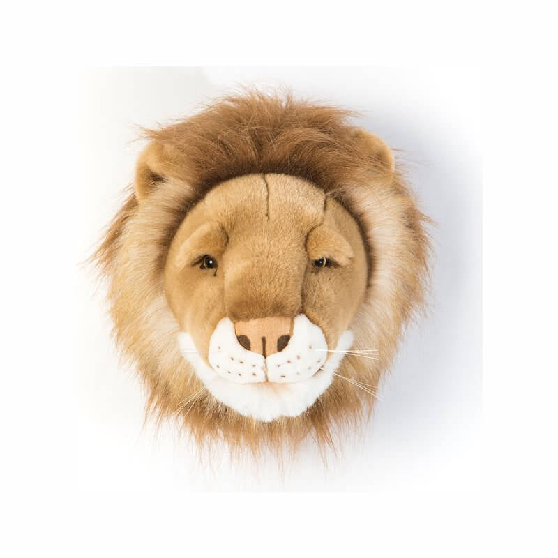 野生柔軟的獎盃動物頭像 - 獅子凱撒