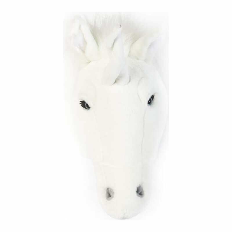 Wild & Soft Trophy Animal Head - Claire the White Unicorn