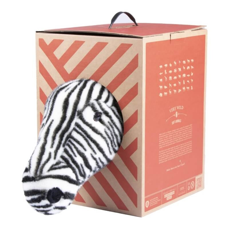 Wild & Soft Trophy Animal Head - Daniel the Zebra