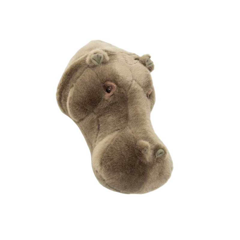 Wild & Soft Trophy Animal Head - David the Hippo