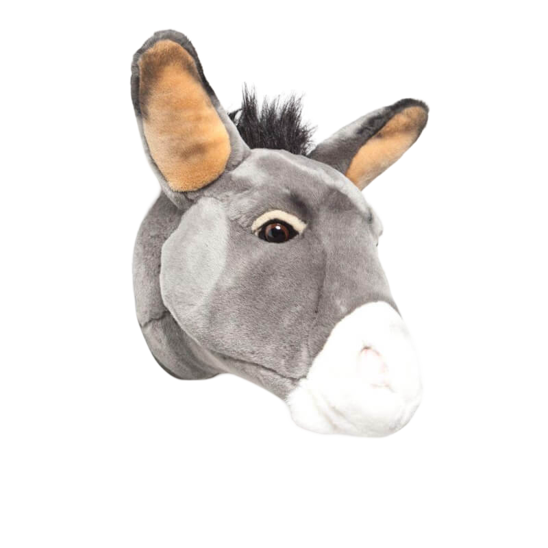 Wild & Soft Trophy Animal Head - Francis the Donkey