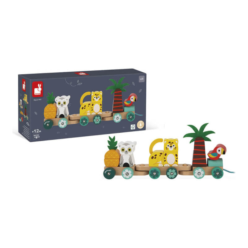 Janod Tropik - Pull-Along Tropical Train