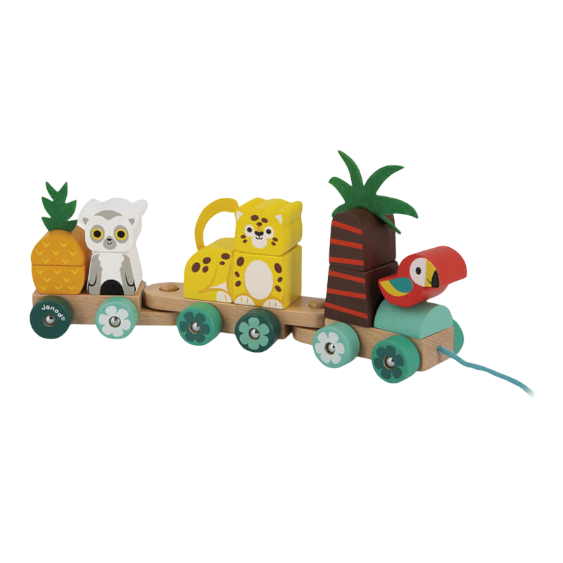 Janod Tropik - Pull-Along Tropical Train