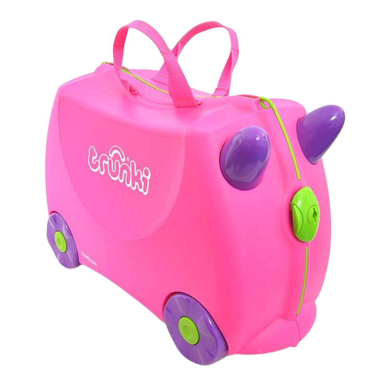 Trunki 兒童騎乘式行李箱 - Trixie 粉紅色