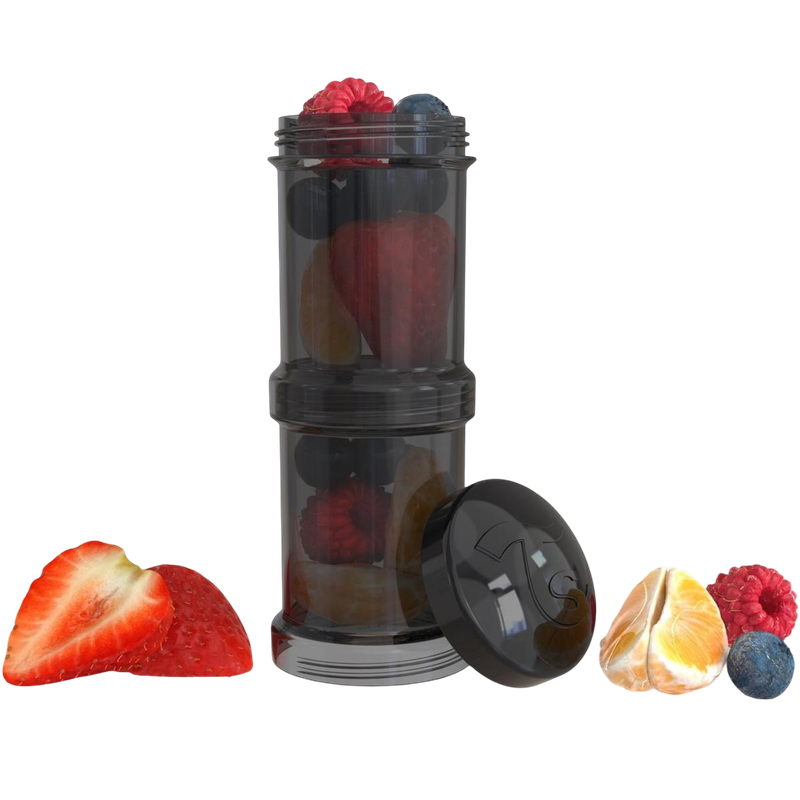 Twistshake Container 2x 100ml - Black